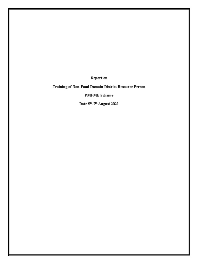 report-on-the-three-day-offline-training-program-for-non-food-domain