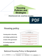 Housing Policies and Strategies