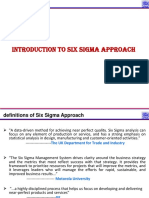 1.0 Six Sigma Introduction