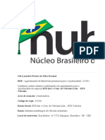 Conforme Contato Estamos Confirmando Seu Agendamento para A Oportunidade Da Empresa RTS Ind. e Com. de Válvulas Ltda. - RTS