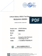 BYD-Lithium Battery Cell Test Report