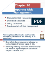 Corporate Risk Management: Derivatives, Options, and Hedging