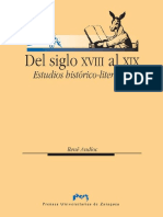 Del Siglo XVIII Al XIX Estudios Historicos-literarios by Rene Andioc