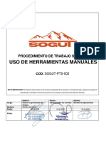 SOGUT-PTS-002 USO DE HERRAMIENTAS MANUALES