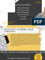 Sejarah Teks Proklamasi