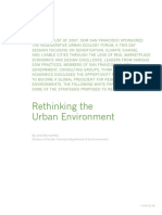 Rethinking The Urban Environment