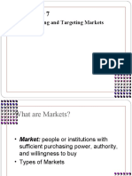 Market Segmentation Tareting and Positioning