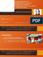 Diferencia entre independencia y libertad según Simón Rodríguez