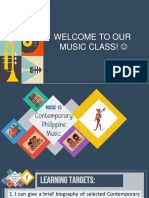 Welcome To Our Music Class!