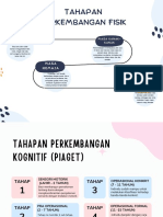 Tahapan Perkembangan Fisik