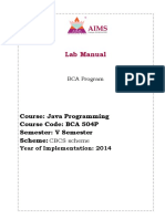 Java Programing Lab