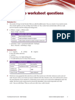 Chemistry Worksheet