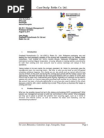 BA291-1 Robin Co Case Study