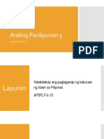 Araling Panlipunan 5 q1 w8