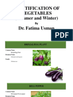 Identification of Vegetables (Summer and Winter) Final