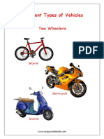 Different Types of Vehicles PDF