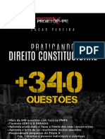 Concurso PM PE: 300 questões de Direito Constitucional