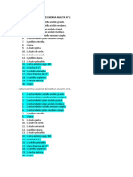 Lista de Herramientas