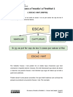 Els Escacs A L Escola I A L Institut 1 - L Escac I Mat - Repas - Sessio 5