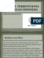 Sejarah Terbentuknya Kepulauan Indonesia