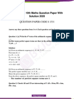 Kerala Class 10 Examination Question Paper Solutions March 2020