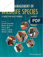 Medical Management of Wildlife Species A Guide For Veterinary Practitioners