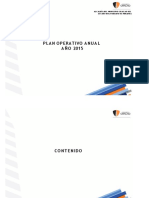 Plan Operativo Anual Ao 2015 Alcaldia Del Municipio Chacao Del Estado Bolivariano de Miranda