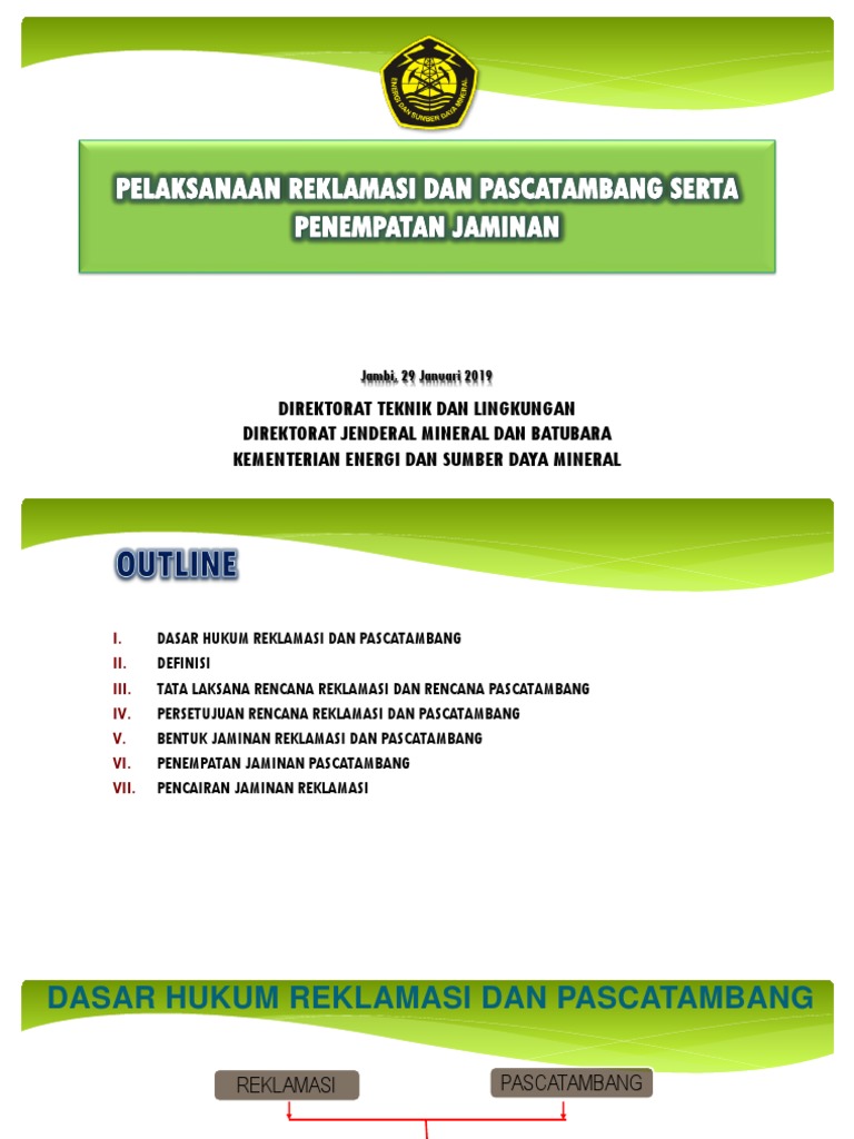 Pengantar Reklamasi Dan Pascatambang Ok | PDF | Bisnis | Teknologi ...