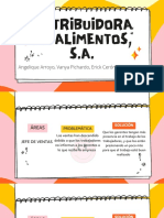 Distribuidora de Alimentos, S.A.: Angelique Arroyo, Vanya Pichardo, Erick Cerón y Felipe Jaimes