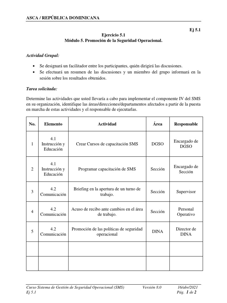 Curso Sms Ejercicio 5 1 Grupo 3 Pdf