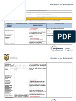 Formato de Planificación Microcurricular DE Culturartistica DE SEGUNDO PUD 3 10MO
