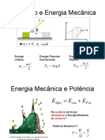 Trabalho e Energia Mecanica Energia Cinetica Energia Potencial Gravitacional