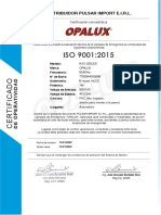 9101.220led Certificado Opalux