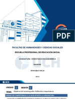 Sesión 4 - Objetivos de La Monografía - Definición e Importancia - 2021-II