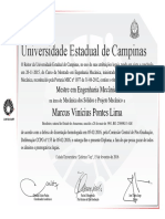 Universidade Estadual de Campinas: Marcus Vinícius Pontes Lima