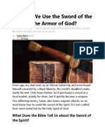 What Is The Sword of The Spirit in The Armor of God