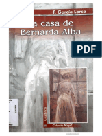 GARCÍA LORCA, Federico - La Casa de Bernarda Alba