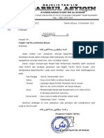 Surat Undangan Majelis Tak'lim Al Kibritul Ahmar