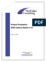 Product Evaluation: AXIS Camera Station 3.10