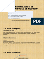 2.1. Identificación de Oportunidades de Negocio