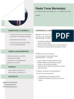 Curriculum Vitae Profesional Mujer Con Iconos Moderno Beige y Blanco