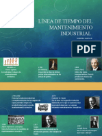 Línea de Tiempo Del Mantenimiento Industrial