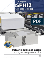 Robusta célula de carga single point para grandes plataformas