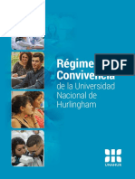 Régimen de Convivencia UNAHUR