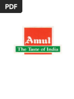 SUMMER TRAINING PROJECT REPORT ON AMUL Tarun