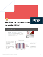 Medidas de Tendencia Central y de Variabilidad