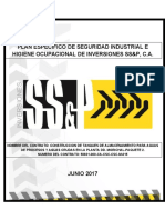 Plan Especifico Siho Tanques SS&P 2017
