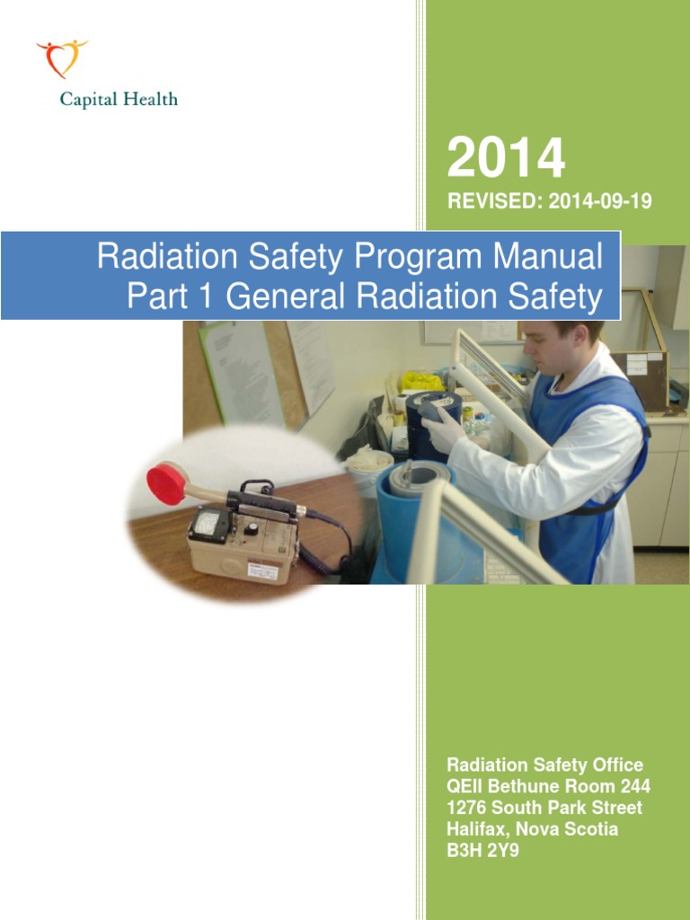 Part 1 General Radiation Safety PDF Radiation Protection
