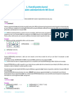 Date Calendaristice: 1. Funcții Pentru Lucrul Cu În MS Excel