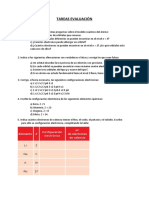 Tareas Evaluación